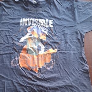 American Apparel Black Graphic Tee with White Tag